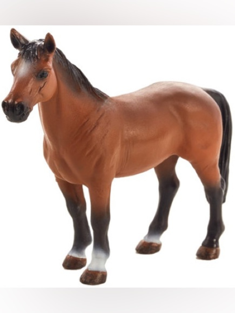 2001 Schleich Trakehner Mare Brown Horse Toy Figure Retired